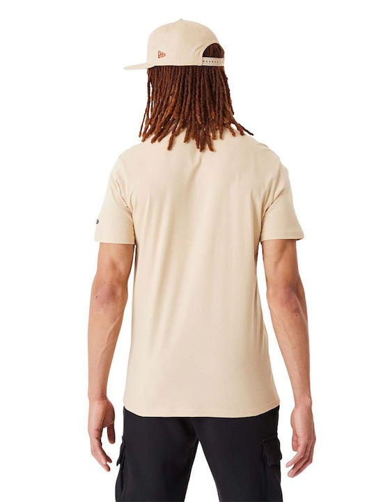 New Era Men's Short Sleeve T-shirt Beige