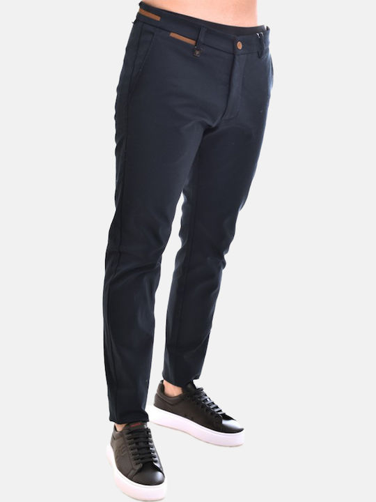 Como Trousers Suit Elastic in Slim Fit Black
