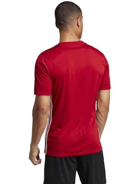 Adidas Table 23 Αθλητικό Ανδρικό T-shirt Κόκκινο με Στάμπα