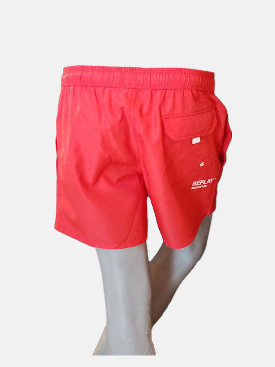 Replay Herren Badebekleidung Shorts Rot