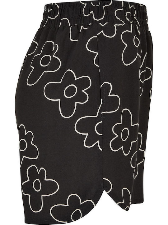 TB3435 Femei Pantaloni scurți Beige Flower