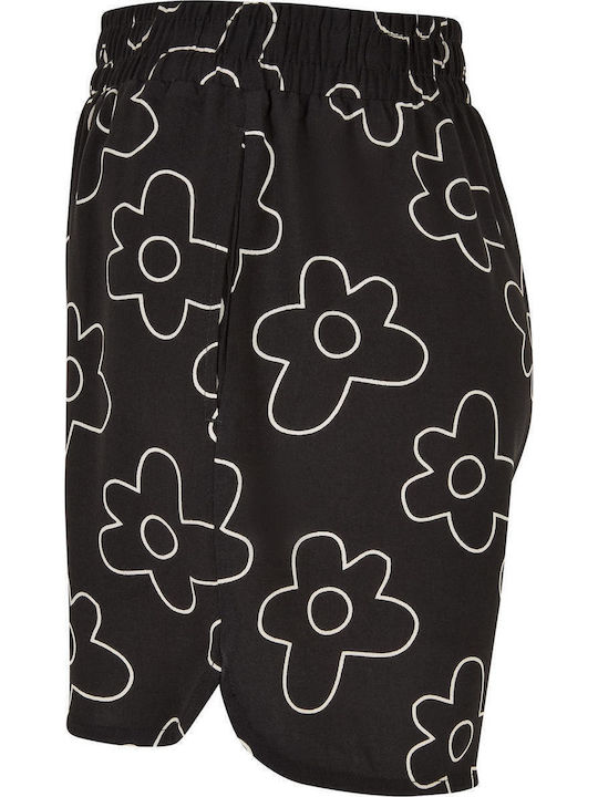 TB3435 Femei Pantaloni scurți Beige Flower