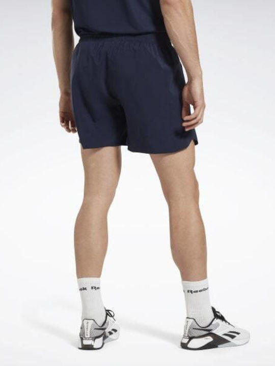 Reebok Graphic Woven Men's Athletic Shorts Navy Blue