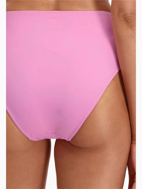 Bikini Slip Ψηλόμεσο Ροζ