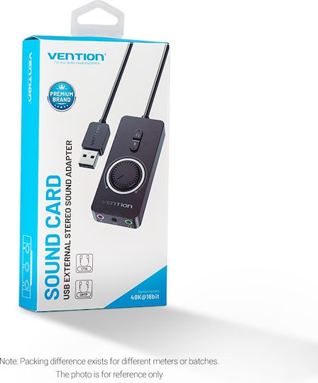 Vention External USB 2.0 Sound Card (CDRBB)
