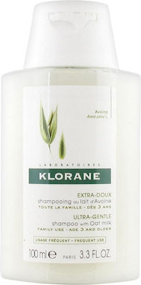 Klorane Lait D' Avoine Shampoos Daily Use for All Hair Types 100ml