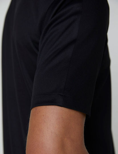 Ayo Blouse Chef Microfiber Male Black with Short Sleeve 22CTSU4