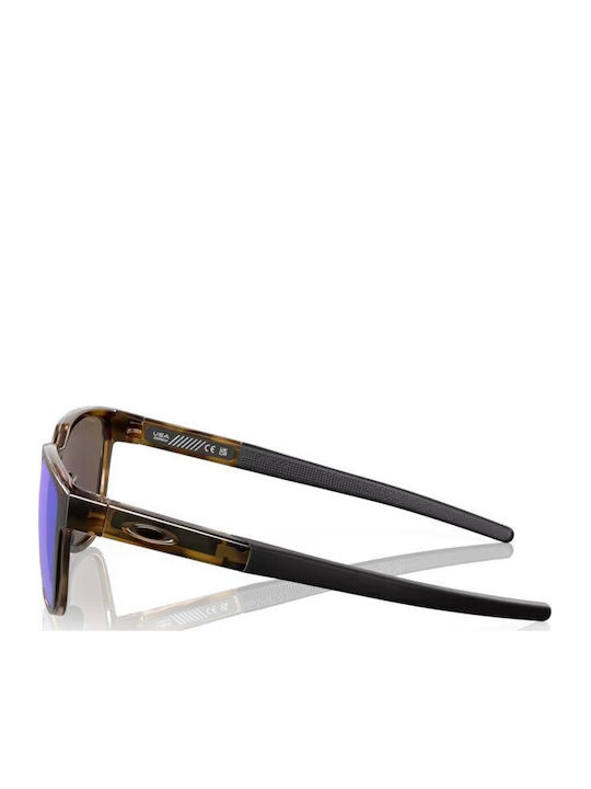 Oakley Actuator Men's Sunglasses with Brown Tartaruga Plastic Frame and Blue Polarized Lens OO9250-04