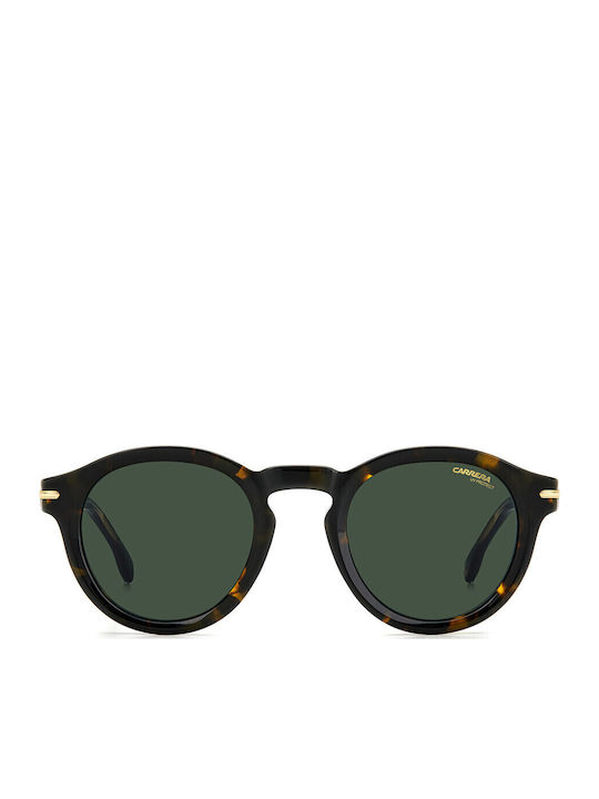 Carrera Unisex Γυαλιά Ηλίου με Καφέ Ταρταρούγα Κοκκάλινο Σκελετό και Γκρι Φακό 306/S 086/QT