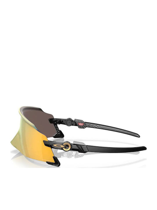Oakley Kato Men's Sunglasses with Yellow Plastic Frame and Gold Mirror Lens OO9455-02