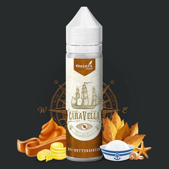 Omerta Shot de aromă Caravella Ry4 Butterscotch 20ml/60ml 1buc