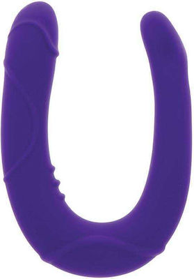 ToyJoy Vogue Mini Διπλό Dildo Σιλικόνης Μωβ 30cm