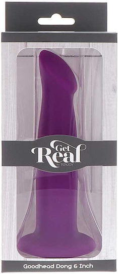 ToyJoy Get Real GoodHead GoodHead Ρεαλιστικό Dildo με Βεντούζα Μωβ 15cm