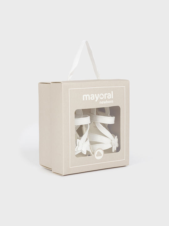 Mayoral Baby Sandals White