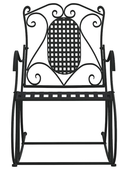 Scaun balansoar Metalic Negru 84x54x95cm