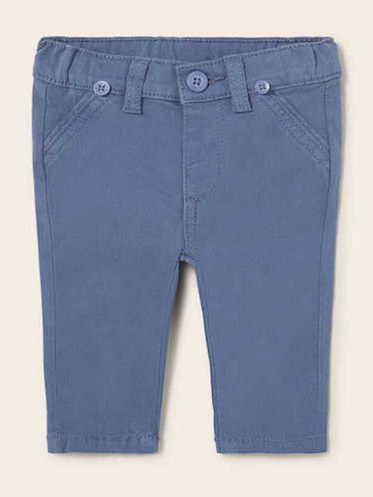 Kids' Chino Fabric Pants Blue