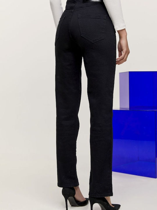 Damenjeans in Gerader Linie Schwarz