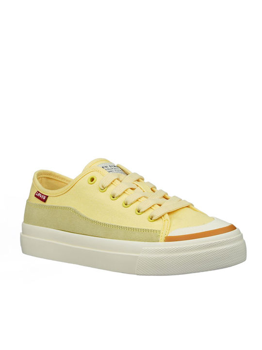 Levi's Damen Sneakers Gelb