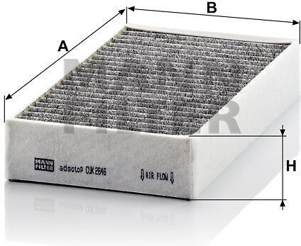 Mann Filter Φίλτρο Καμπίνας Ενεργού Άνθρακα Mercedes-Benz GL Class / M Class