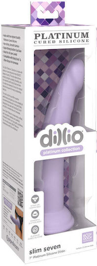 Pipedream Slim Seven Realistisches Dildo Mit Saugnapf Violet 18cm