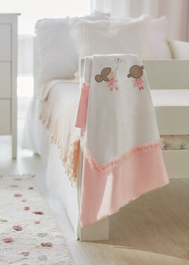 Mayoral Pătură Pepinieră Swaddling pături Roz 80x90cm