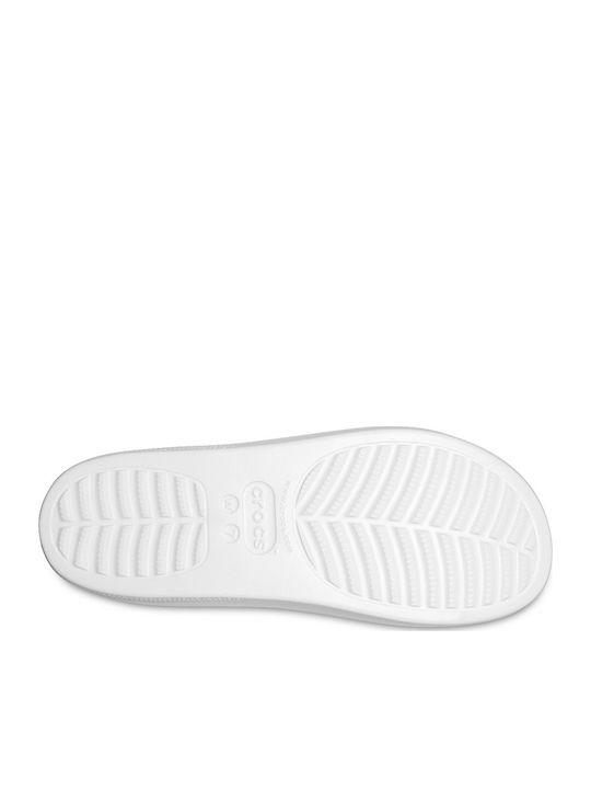 Frauen Flip Flops mit Plattform in Weiß Farbe