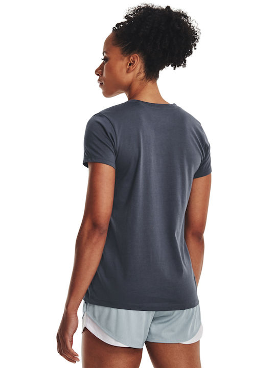 Under Armour Sportstyle Graphic Women's Athletic T-shirt Fast Drying Gray