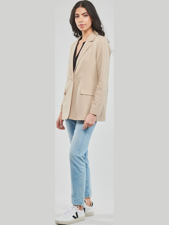 Vero Moda Γυναικείο Σακάκι Μπεζ