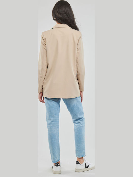 Vero Moda Γυναικείο Σακάκι Μπεζ