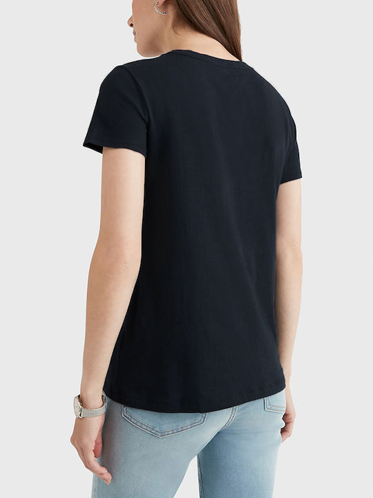 Abercrombie & Fitch Γυναικείο T-shirt Μαύρο με Στάμπα