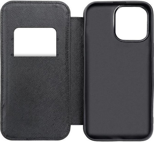 Puffer Book Δερματίνης Μαύρο (iPhone 12 / 12 Pro)