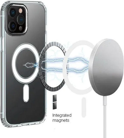 Puro Litemag Back Cover Silicon Transparent (iPhone 14 Pro)