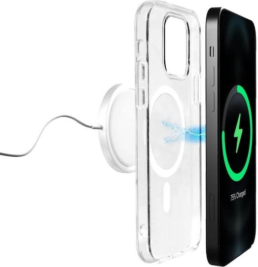 Puro Litemag Back Cover Silicon Transparent (iPhone 14 Pro)