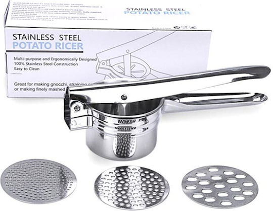 Herzberg Potato Press Made of Stainless Steel