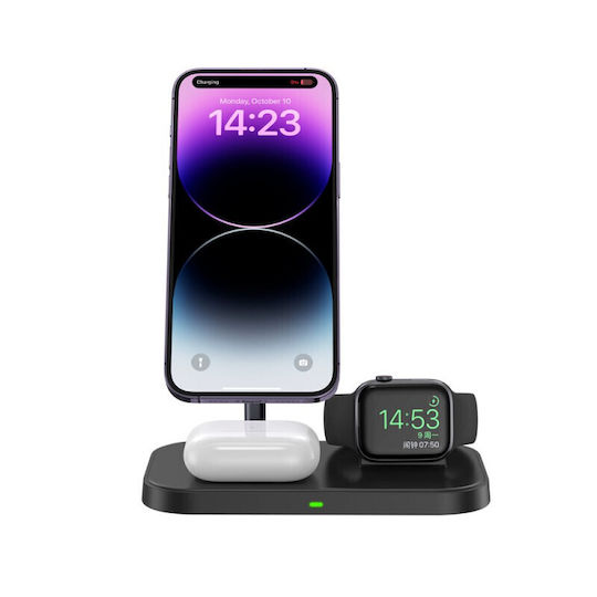 Tech-Protect Wireless Charger (Qi Pad) and Cable USB-C Blacks (QI15W)