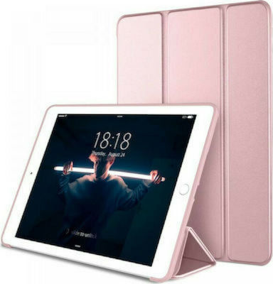 Smartcase Flip Cover Δερματίνης Ροζ Χρυσό (Galaxy Tab E 9.6)