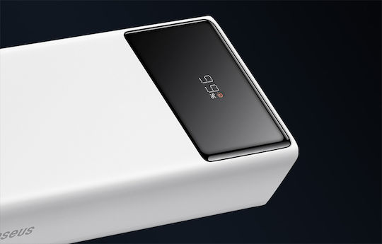 Baseus Star-Lord Power Bank 20000mAh 22.5W с 2 USB-A порта и USB-C порт Бял
