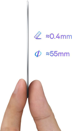 Baseus MagSafe-Ring Halo Schwarz 2Stück