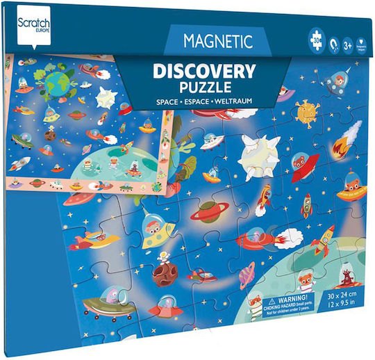 Παιδικό Puzzle Space για 4+ Ετών 30pcs Scratch Europe