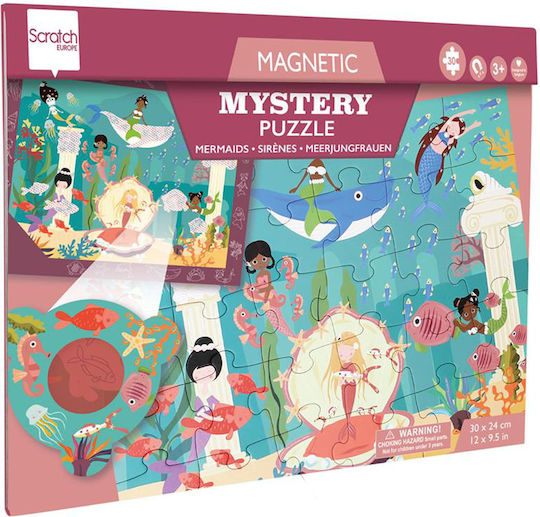 Παιδικό Puzzle Mermaids για 4+ Ετών 30pcs Scratch Europe