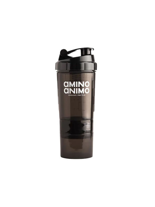 Amino Plastic Protein Shaker 500ml Black