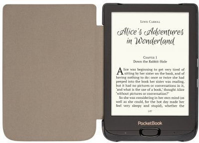Pocketbook Shell Series Flip Cover Καφέ (Basic 4 / Basic Lux 2 / Touch Lux 4 / Touch Lux 5 / Touch HD 3 / Color)
