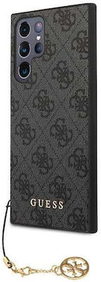 Guess 4G Charms Synthetic Back Cover Gray (Galaxy S23 Ultra)