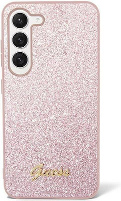 Guess Fixed Glitter Plastic Back Cover Pink (Galaxy S23+)