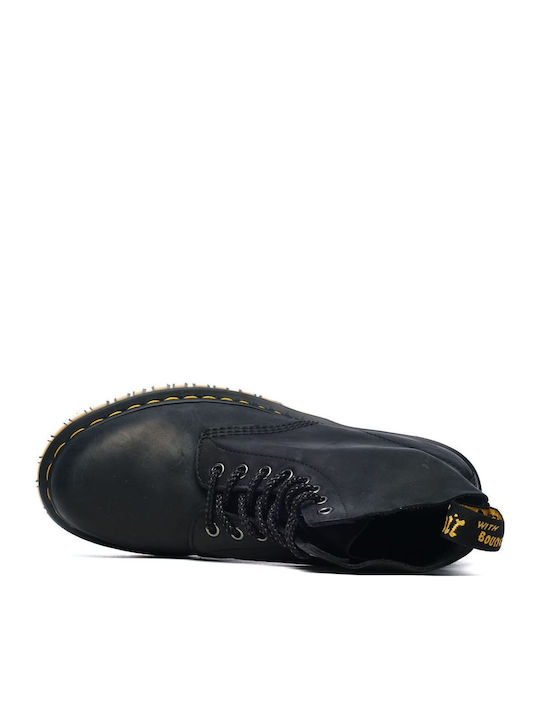 1460 Pascal Leather Black Boots