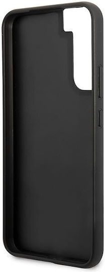Guess 4G Metal Logo Back Cover Synthetic Leather / Plastic Gray (Galaxy S23)