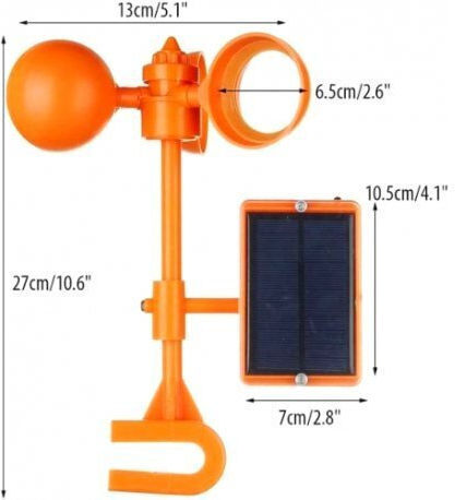 Abwehrpfosten Vögel Solar