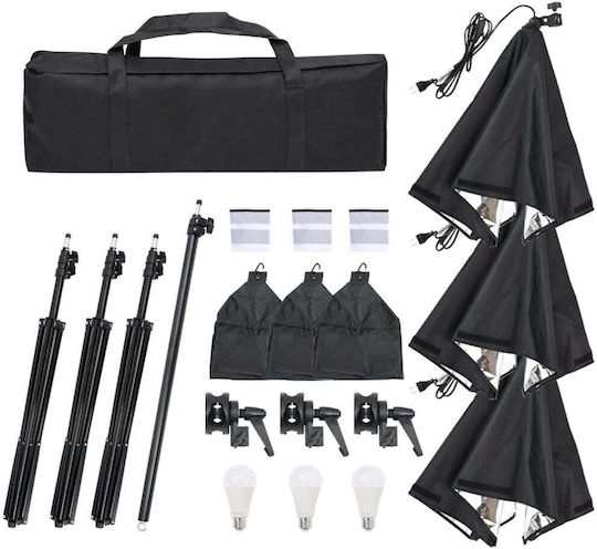 vidaXL Lighting Kit With Tripod