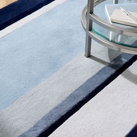 Laura Ashley Eaton Handgefertigt Teppich Rechteckig Wolle Dark Seaspray