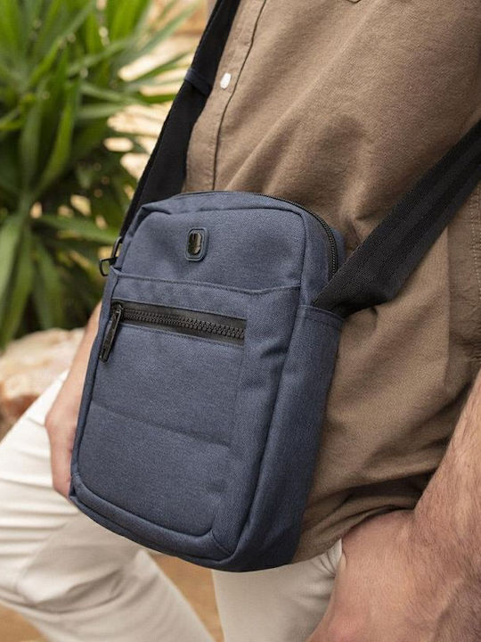 Herrentasche Schulter / Crossbody Marineblau